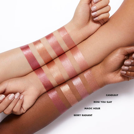 Glow Blush Beauty Wand Berry Radiant, Liquid Blush with Squalane, Vegan & Cruelty-Free
