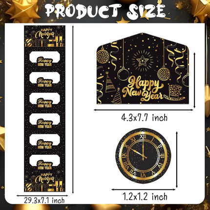 6-Piece 2026 NYE Cash Gift Envelopes – New Year Party Supplies