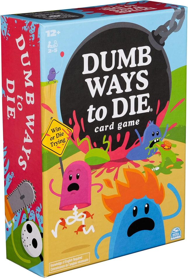 Dumb Ways to Die Card Game Survival Strategy Game for Ages 12+ 2-5 Players