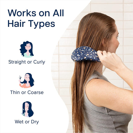 Glide Thru Detangling Brushes for Women – Curly or Straight Hair, 2-Pack