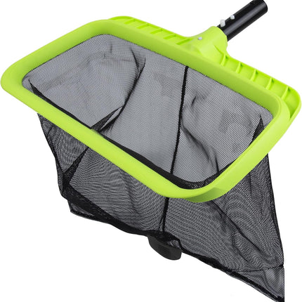 Swimming Pool Leaf Skimmer Net with Reinforced Frame for Deep Cleaning