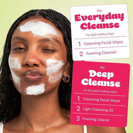 Rice Water Bright Foaming Cleanser with Ceramides for Deep Pore Hydration