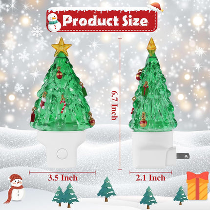Christmas Tree Night Light – Plug-In LED Nightlights for Home & Bedroom