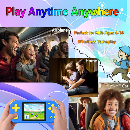 Handheld Retro Games Console, 218 Preloaded Games, Portable Toy for Kids