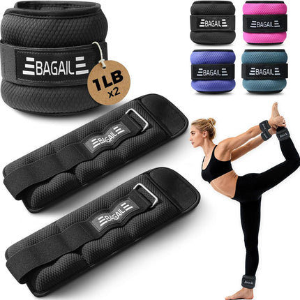 Adjustable Ankle Wrist Weights Pair for Walking, Running & Fitness Training