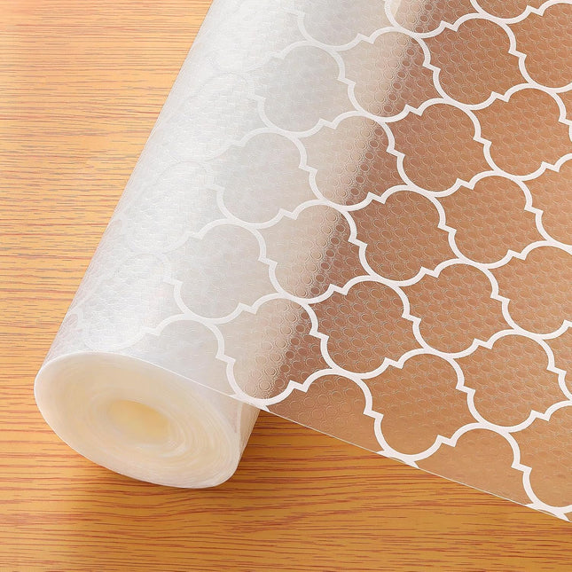 Shelf Liner for Kitchen Cabinets, Non-Adhesive EVA Waterproof Drawer Mat