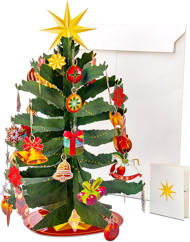 3D Pop Up Christmas Cards – DIY Holiday Greeting Cards with Envelopes