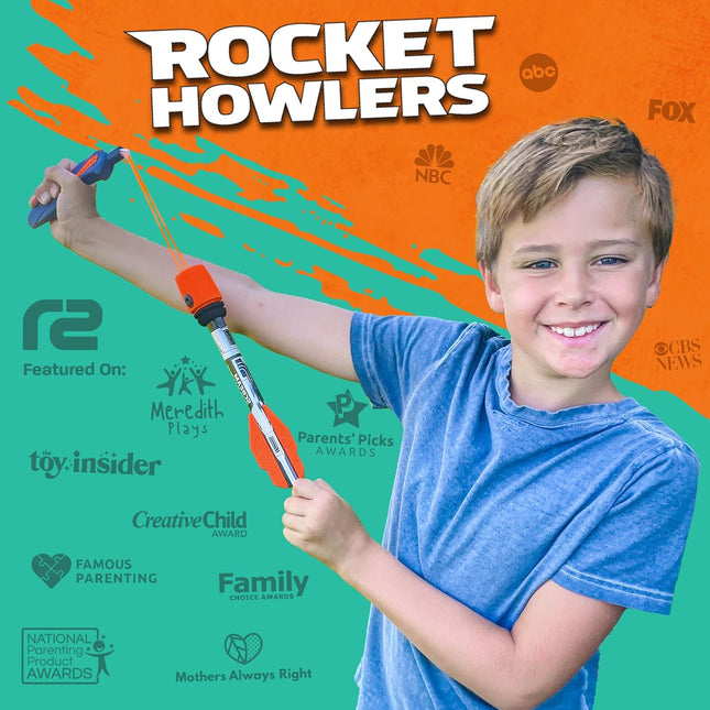 Toy Rocket Launcher for Kids – Outdoor Slingshot Rockets, Fun Gift Idea