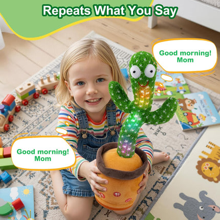 Dancing Talking Cactus Toy – Interactive Singing & Repeating Toy for Kids