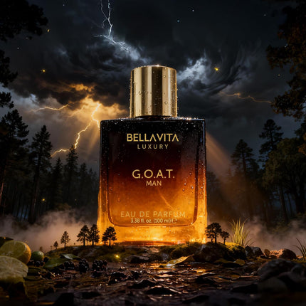 BellaVita Luxury G.O.A.T. Eau de Parfum for Men 100ml Citrus Woody Fragrance
