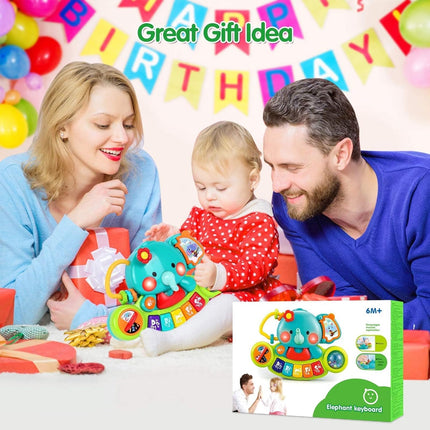 Baby Piano Toy for 6–18 Months – Light-Up Music & Educational Keyboard