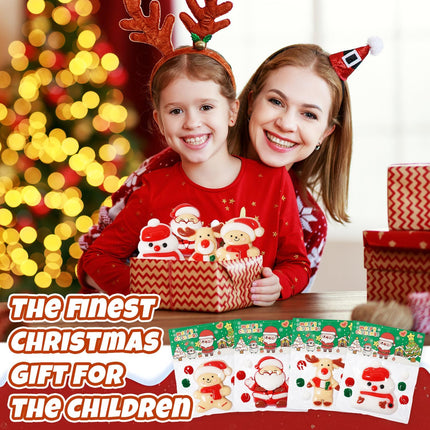 4PCS Christmas Squishies Set – Soft Fidget Toys for Kids & Adults