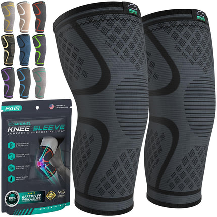 Knee Compression Sleeves for Men Women, ACL Meniscus and Arthritis Relief