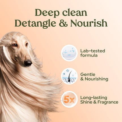 1-Pack Dog Shampoo & Conditioner – Probiotic, pH-Balanced, Silky Soft Coat