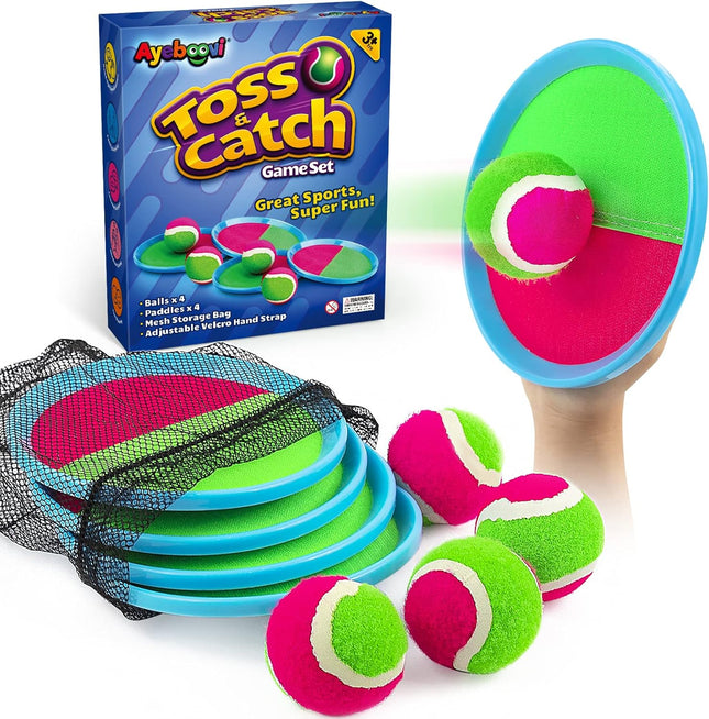Kids Toss & Catch Game – Outdoor Fun, Yard & Beach Toys for Ages 3–10