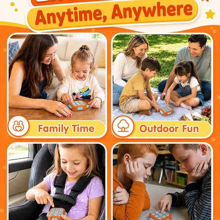 5-in-1 Portable Tic Tac Toe Memory Game Toy for Boys Girls Travel
