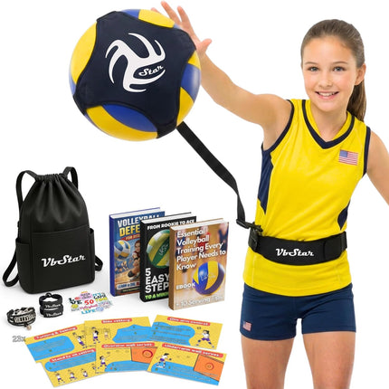 Volleyball Training Aid Solo Serve Spike Setter Practice Equipment Trainer