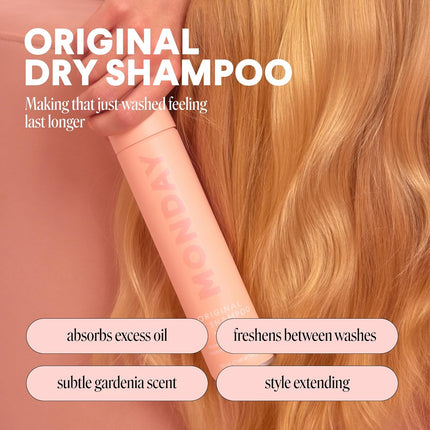 ORIGINAL Dry Shampoo with Keratin – Oil Absorbing, All Hair Types, 200 mL