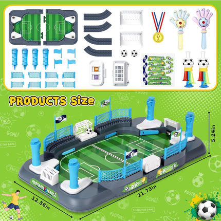 Mini Foosball Table Game for Kids, Soccer Board Game Set, Indoor Family Toy