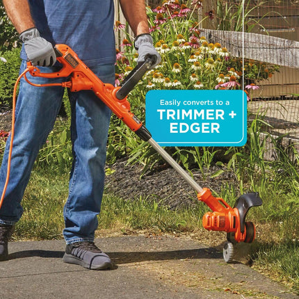Electric Lawn Mower & Weed Wacker 3-in-1 – 12" 6.5 Amp Push Mower