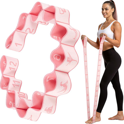 Resistance Stretch Bands for Exercise Physical Therapy Rehab Yoga Pilates Leg Hip