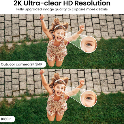 Cameras Outdoor Indoor for Dog Cat Pet Baby with Night Vision and Siren