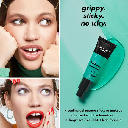 Power Grip Face Primer – Gel-Based, Hydrating, Smooths & Grips Makeup
