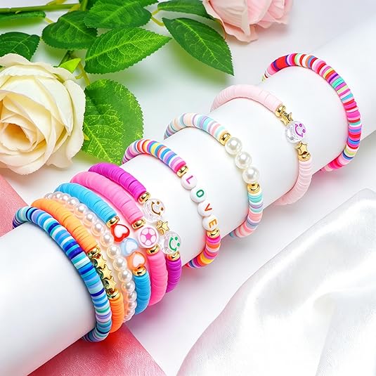 Beaded Bracelets for Teen Girls & Women – Preppy, Beach Style Gifts