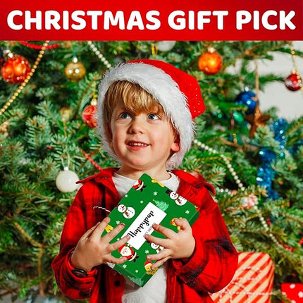 Christmas Socks for Kids – Elf Socks Secret Santa Gifts for Boys & Girls 2-12 Years
