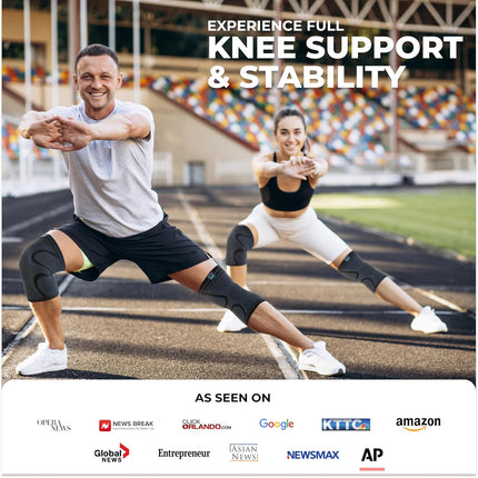 Knee Compression Sleeves for Men Women, ACL Meniscus and Arthritis Relief