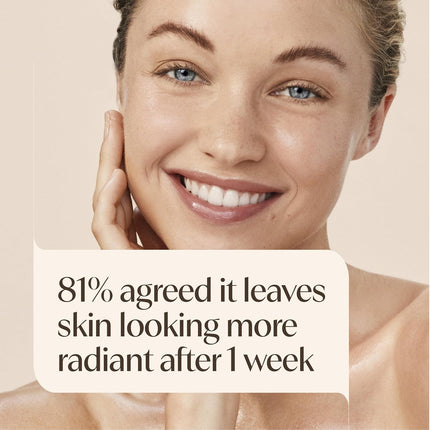 Positively Radiant Brightening Face Wash Scrub 5oz, Soy Extract for Smooth Skin Texture