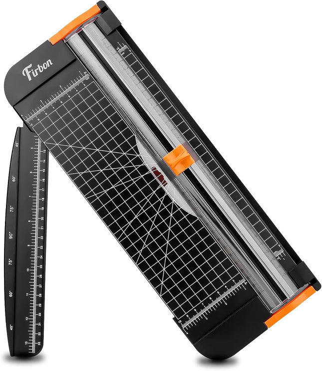 A4 Paper Cutter 12 Inch Titanium Paper Trimmer with Safety Guard & Ruler