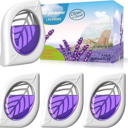 4 Pack Lavender Air Freshener for Home Odor Eliminator for Bathroom Closets Pets