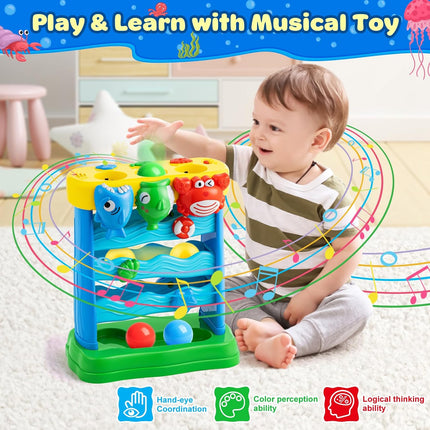 Musical & Interactive Baby Toys for 12–18 Months, Montessori Learning