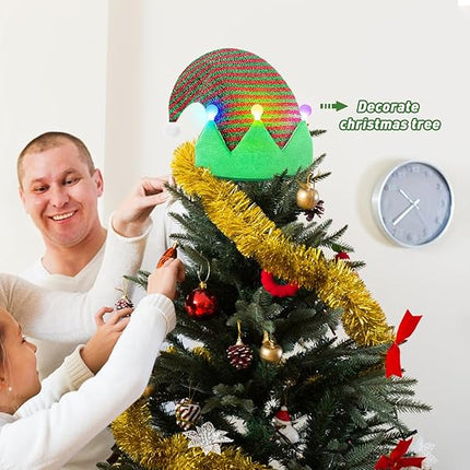 Felt Elf Hat with Jingle Bells – Holiday Party & Santa Costume Accessory