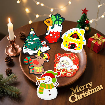 Christmas Fridge Magnets for Kids – Large Soft Toddler Magnets for Learning & Play