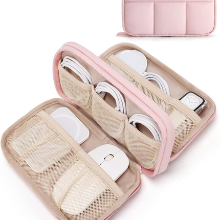 Electronics Organizer Travel Case for Cables Chargers and Tech Accessories