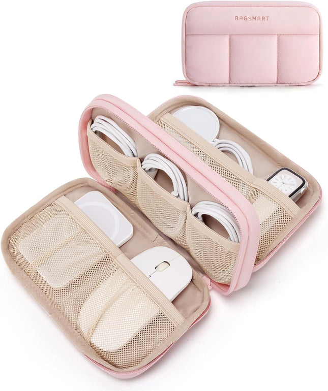 Electronics Organizer Travel Case for Cables Chargers and Tech Accessories
