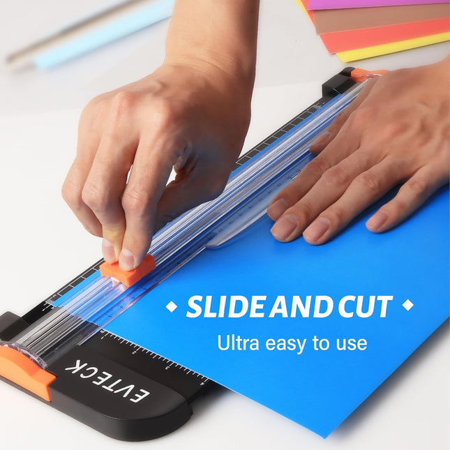 12-Inch Paper Cutter Trimmer – Slider for A4, Cardstock, Vinyl & Photos