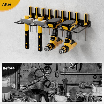 Power Tool Organizer – Wall Mount Drill Holder, Heavy Duty for Garage & Workshop