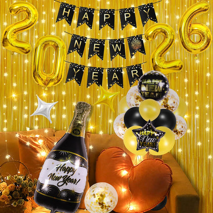 2026 NYE Party Decorations & Supplies Set for Home and Event Celebrations