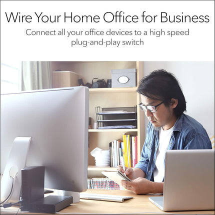 GS305 5-Port Gigabit Ethernet Switch, Plug & Play Home and Office Hub