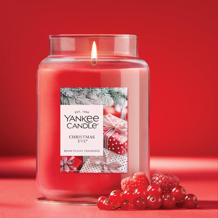 Christmas Candle 22oz – Scented Jar with 150hr Burn Time, Great Gift Idea