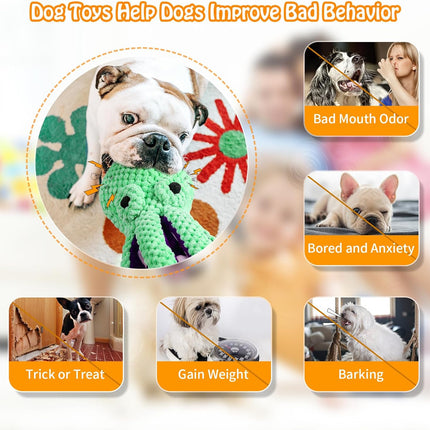 Large Plush Squeaky Dog Toy – Soft Fabric for Small to Large Dogs