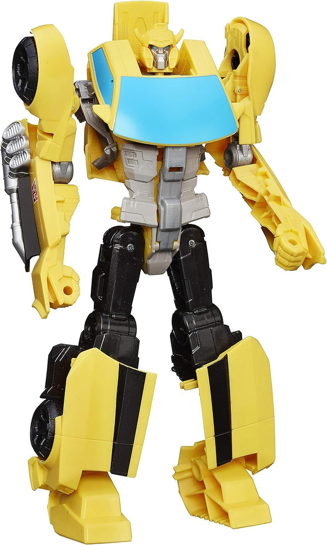 Transformers Bumblebee Action Figure 11 Inch, 2-in-1 Robot Converts to Yellow Toy Car