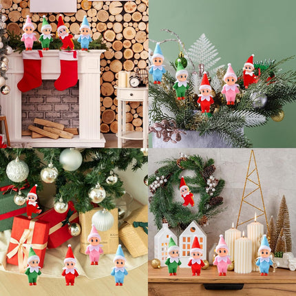 Tiny Elf Baby Doll – Mini Elf Girl/Boy Christmas Decoration & Stocking Stuffer Gift