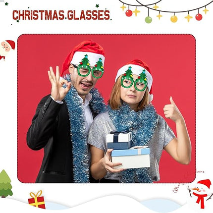 St. Patrick’s Day Party Glasses – Glitter Christmas Frames for Photo Booth Props