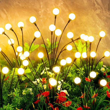 Solar Outdoor Lights 4-Pack – 32 LEDs, Waterproof Garden & Patio Decor