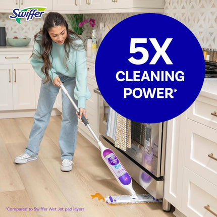 PowerMop Multi-Surface Floor Cleaning Kit with Pads, Solution & Batteries