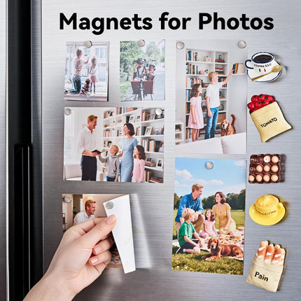 45 Pcs Neodymium Refrigerator Magnets – Small Round, Multi-Use for Home & Office